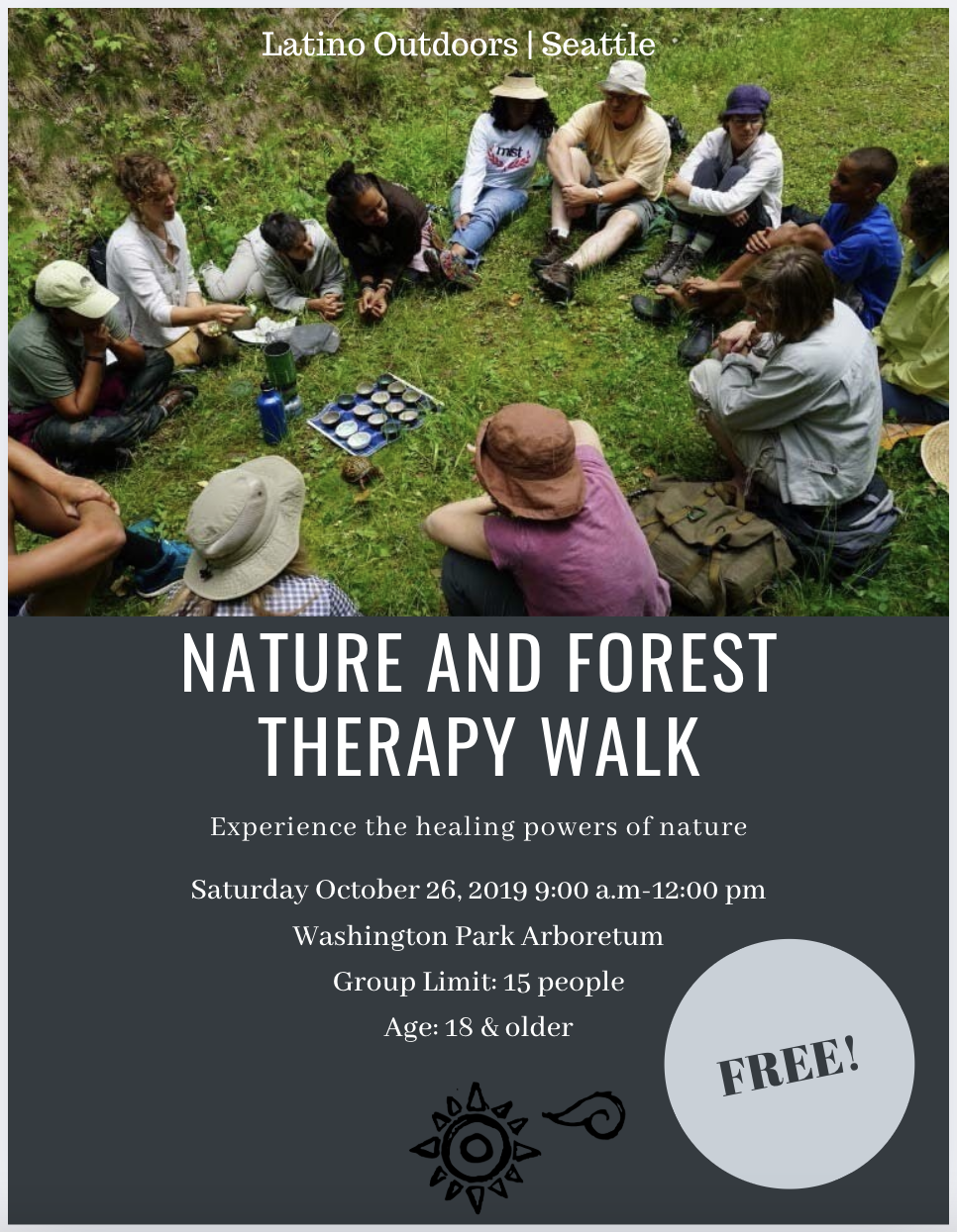 Nature and Forest Therapy Walk Flyer