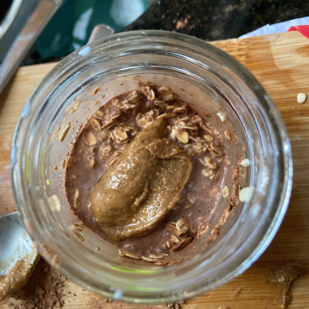 overnight oats with chia seeds